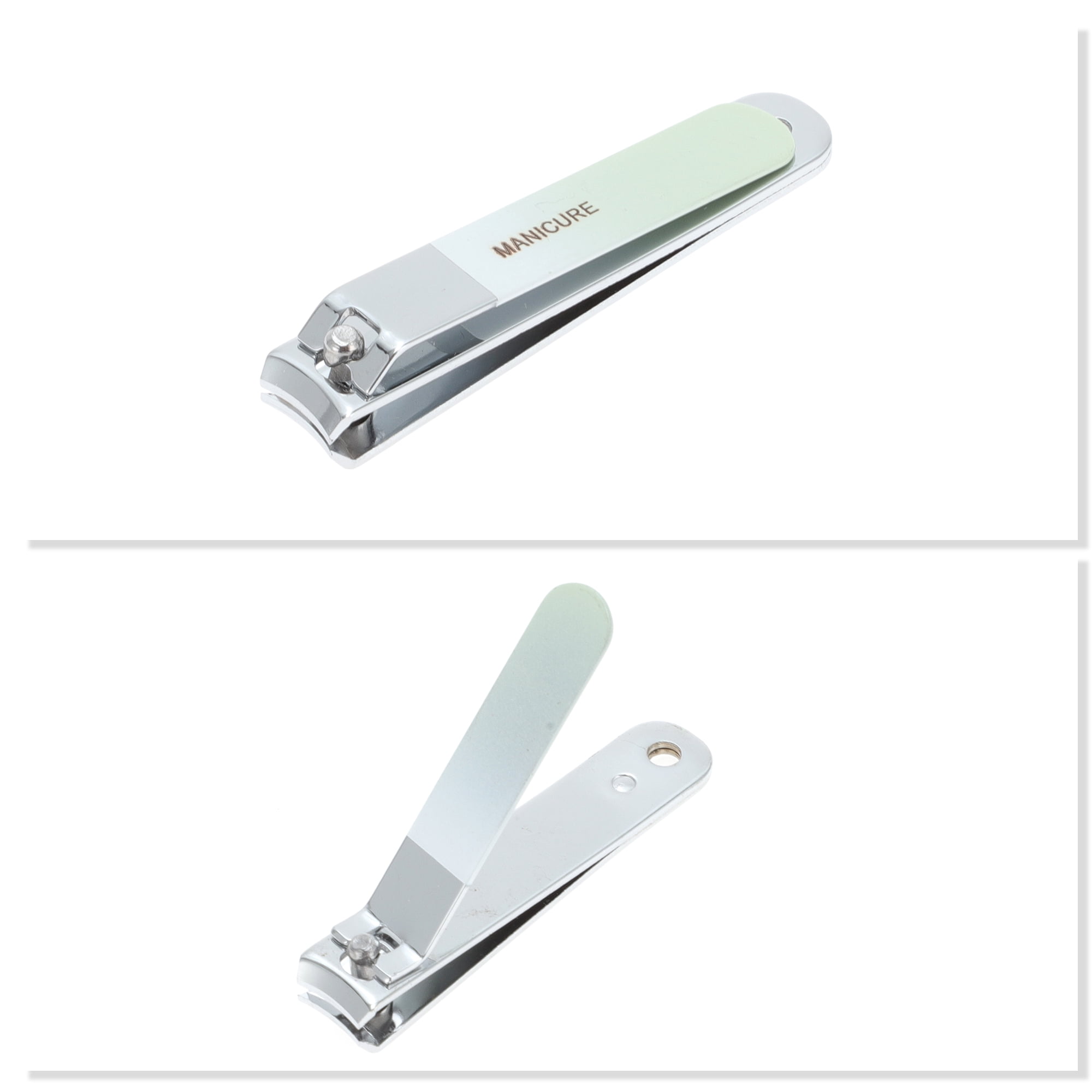 Unique Bargains Portable Rotation Nail Clipper Kit for Women for Men 1 Set Gradient Green