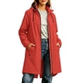 thumbnail image 3 of QQZ Long Tunic Oversized Hooded Zip Up Cardigan For Women, Long Sleeve Wind Resistant Cardigan Sweaters For Women, Lightweight Fall Outfits For Travel Business Casual Outdoor Daily Wear, 3 of 8