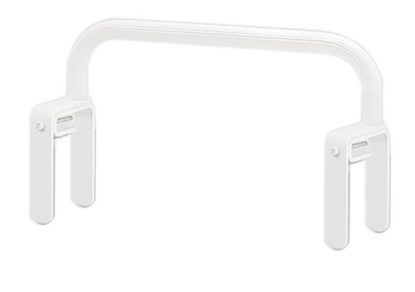 SF590 1Inch Tub Safety Bar, White, Features soft grip handles for