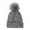 Grey, variant on Krdevn Winter Knitted Baby Hat with Extra Warm Ear Cap for Boys Girls Soft Yarn Stocking Cap for Cold Weather,Size:0-4 Years