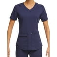 thumbnail image 5 of Scrubstar Women's Ultimate Stretch Twill Criss Cross V-Neck Scrub Top WM12T900A, 5 of 8