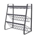 thumbnail image 1 of Estante de cocina con tres niveles y base oblicua (negro), 1 of 5