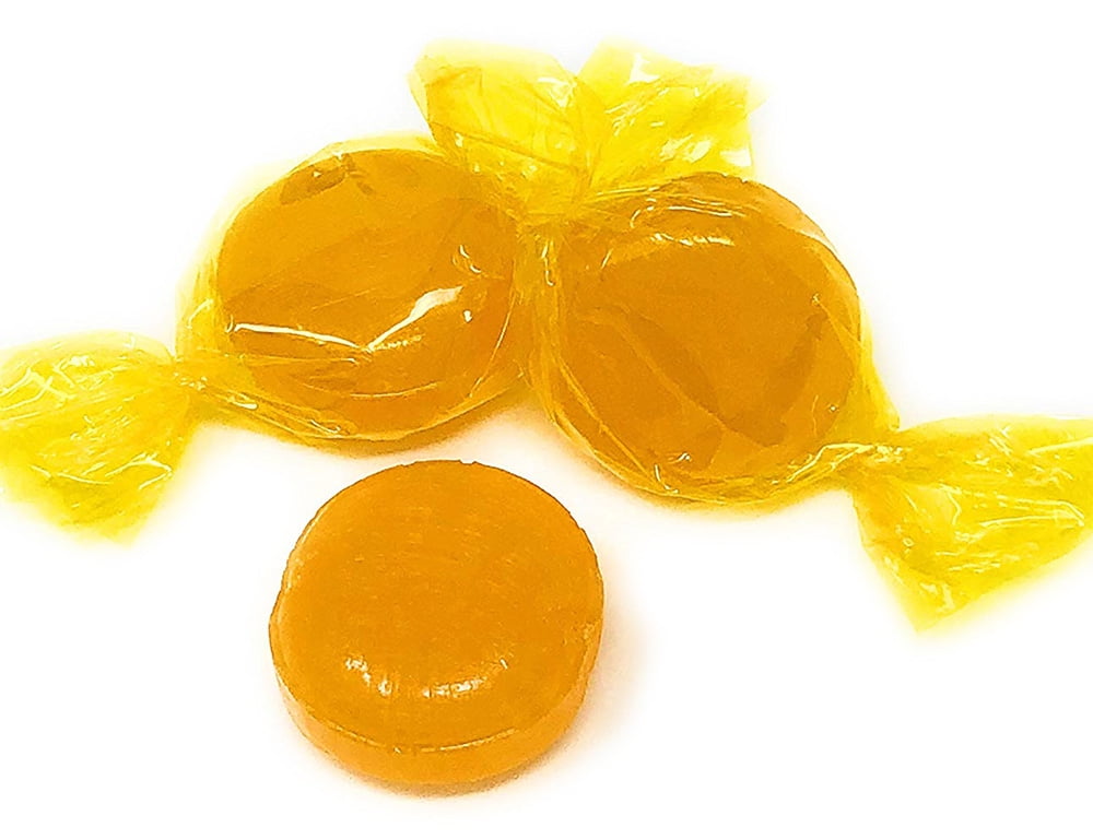 SweetGourmet Butterscotch Buttons | Arcor Premium Bulk Wrapped Hard Candy | 5 Pounds