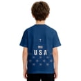 thumbnail image 4 of Graphic Tees for Boys Short Sleeve Crew Neck T-Shirts with Patriotic Printed Designs, 4 of 5