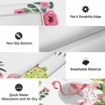thumbnail image 6 of Summer Pink Flamingos Outdoor Rug for Patio/Deck/Porch, Non-Slip Large Area Rug 6 x 9 Ft, Tropical Floral Leaves Cactus Indoor Outdoor Rugs Washable Area Rugs, Reversible Camping Rug Carpet Runner, 6 of 8