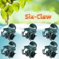 thumbnail image 1 of Strong Cute Dark Green Plant Clip 6-Claw Orchid Flowers Support Clamp Climbing Vine Stem Clasp Tied Bundle Branch Gardening Tool He Qiyong unisex, 1 of 1