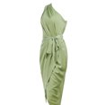 thumbnail image 4 of Txlixc Vestido sexy de un solo hombro para mujeres, vestido de adulto de verano sin mangas de color sólido Txlixc moda, 4 of 8