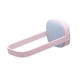 thumbnail image 4 of Estante de almacenamiento BLESIY organizador de ropa montado en la pared plegable Rosa y azul, 4 of 8