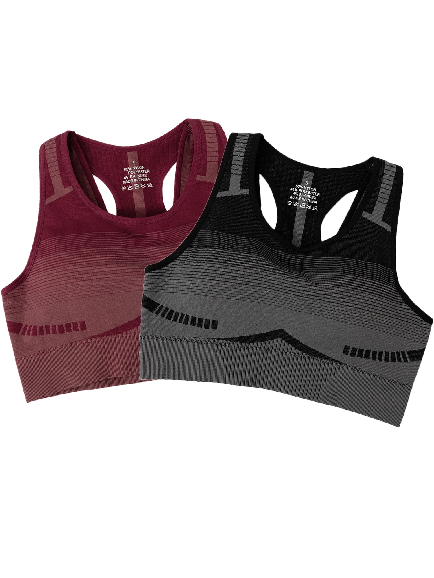 Removable Padded Sports Bra for Women High Impact Sports Bras Sports Bra Workout Bra Racerback