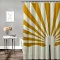 thumbnail image 2 of Orinice Stripes Sun Precisionism Bathroom Decor Set Colorful Luxurious Graphic Print Polyester Fabric Fashion Shower Curtain Set Home Bathroom Decoration with Hooks 69x72, 2 of 7