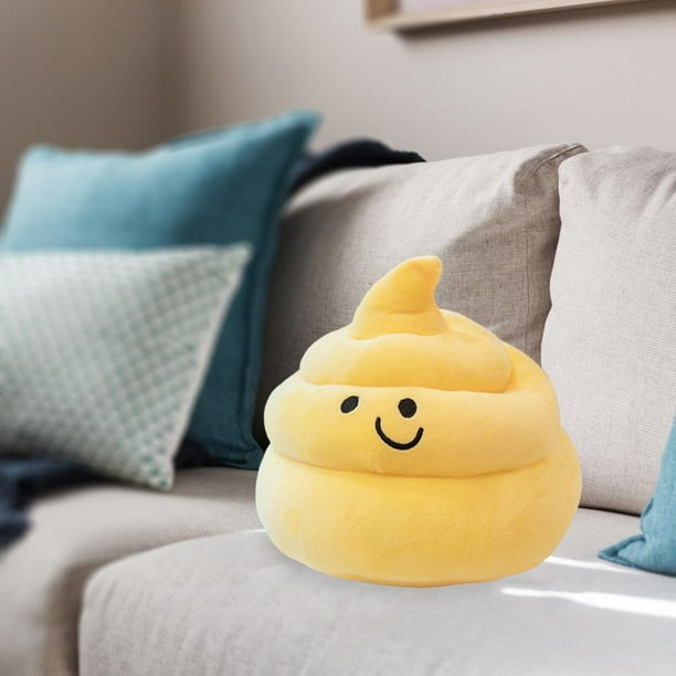 Novedad cojin de peluche con caca emoticon con caca almohada suave muneco de peluche para decoracion para hogar lo Yotijar juguetes de peluche Walmart en linea