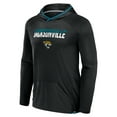 thumbnail image 2 of Men's Fanatics Black Jacksonville Jaguars Transitional Defender Hoodie Long Sleeve T-Shirt, 2 of 3