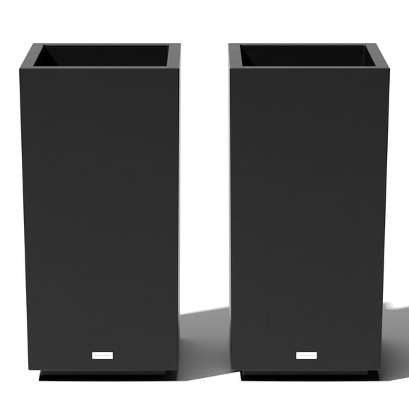 Maceta con pedestal Veradek Block Series, alta para todo tipo de clima