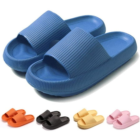 

Slippers for Women and Men Shower Quick Drying Bathroom Sandals Open Toe Soft Cushioned Extra Thick Non-Slip Massage Pool Gym House Slipper for Indoor & Outdoor