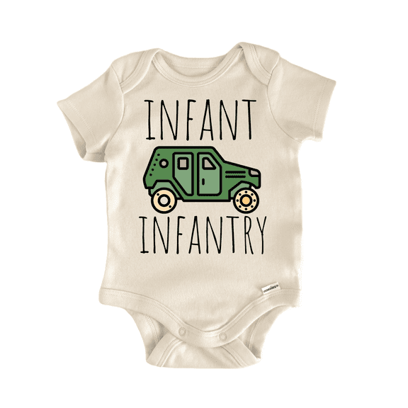 Infantry Military Newborn Baby Bodysuit