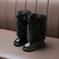 thumbnail image 2 of Eltusu Girls Winter Boots, Soft Non Slip Breathable Thermal Kids Shoes Black Size 5.5-6 T, 2 of 7