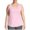 *Pink, variant on ClodeEU Women's Plus Size Crewneck Sleeveless Pullover Tank Top ,Casual Loose T-Shirt Black,Womens Plus L