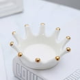 thumbnail image 4 of Ceramic Jewelry Ring Holder Dish Elegant Trinket Tray Organizer for Earrings Necklaces Bracelets Keys Wedding Home, 4 of 8