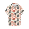 thumbnail image 2 of biudgviw Hawaiian Shirt for Men Button Down Collared Printed Graphic Tees Festival Casual Short Sleeve Beach Top S-5XL, 2 of 5