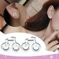 thumbnail image 2 of SUSHANG Bicycle Earrings Fashion Personality Temperament Mini Bike Earrings for Women Jewelry Gifts, 2 of 9