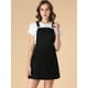 thumbnail image 3 of Falda de Tirantes Allegra K Vestido General Negro L, 3 of 6