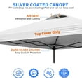 thumbnail image 2 of 8x8 Canopy  Top Cover with  Vent, Waterproof and  Resistant for Outdoor Garden  Camping, 2 of 6