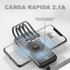 thumbnail image 5 of Power Bank Pila Batería Recargable Kimhi Cargador Inalambrico 20,000mah Carga Rapida Portatil Con 4 Cables Y 2 Puertos Usb Cargador Para Celular Tablet Banco De Energia Pantalla Led, 5 of 6
