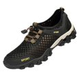 thumbnail image 4 of Zapatillas de deporte para hombre, informales, transpirables, antideslizantes, para viajes, gimnasio, tenis Negro Sunnimix  Zapatillas de deporte para hombre, 4 of 8