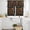 Black, variant on Boho Flowers Kitchen Curtains Sets for Windows 36 Inch Length, Spring Abstract Watercolor Floral Leaf Rod Pocket Window Treatments Tier Curtains and Valances Set for Bedroom/Bathroom