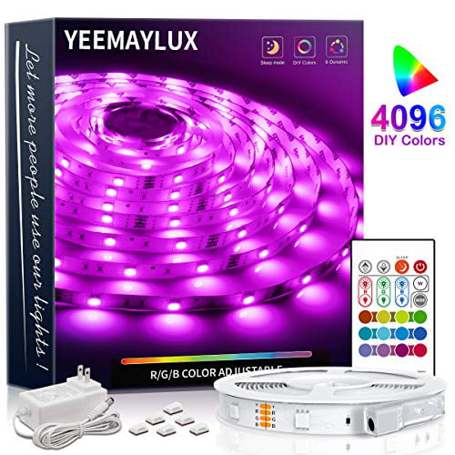 PANGTON VILLA 16.4ft RGB 5050 LEDs Color Changing Light Strips for sale online 