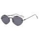 thumbnail image 2 of Gafas de sol sin marco de metal modernas de pasarela, gafas de sol personalizadas para hombres y mujeres, montura pequeña irregular 6604, 2 of 5