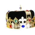 thumbnail image 3 of Wweixi Royal King Crown Hat Theme Party Prop King Prince Crown for Prom Holiday Black, 3 of 9