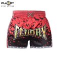 thumbnail image 4 of FLUORY Muay Thai Shorts Kid's Sanda Kickboxing Mixed Martial Arts Adult Training Boxing Pants Men's and Women's Printed Shorts, 4 of 6