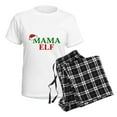 thumbnail image 4 of CafePress - MAMA ELF Pajamas - Women's Short Sleeve Print T-Shirt and Pants Light Cotton Pajama Set, 4 of 7