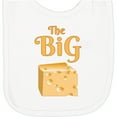 thumbnail image 2 of Inktastic The Big Cheese Newborn Bib, 2 of 3