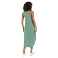 thumbnail image 2 of Women's 2023 Casual Loose Plain Tank Dress Sleeveless Summer Beach Long Dresses, 2 of 6