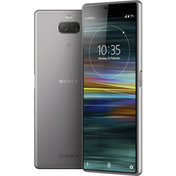 Sony Xperia 10 Unlocked GSM/Verizon Smartphone, 6.0" 219 Wide Display