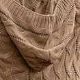 thumbnail image 6 of Kaondbfi Women's Cardigan, Open Front Cardigan Cable Knit Sweaters Solid Color Chunky Long Sweater Coats Winter Clothing for Women, 6 of 9