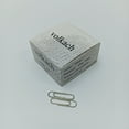 thumbnail image 3 of volkach Paper-clips Standard Size Paper Clips, Silver, 100 Count, Alloy Steel, 1.33 x 0.3 Inches, 3 of 6