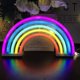 thumbnail image 3 of Rainbow Night Light For Kids Gift Led Rainbow Neon Signs Rainbow Lamp For Wall Decor Bedroom Decorations Home Accessories Party Holiday Decor Battery, 3 of 5