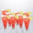 thumbnail image 7 of 30pcs Plastic Martini Glasses Reusable Tilted Dessert Cups, Clear Martini Plastic Cups, Plastic Cocktail Glasses Disposable Style, Clear Dessert Cups For Appetizer Cups Party Tasting Wedding Events, 7 of 7