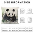 thumbnail image 5 of COMIO  Watercolor Panda Throw Pillow Covers,  Spring Summer Cushion Case Decoration for Sofa Couch, 5 of 5
