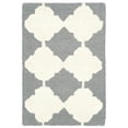 thumbnail image 2 of SAFAVIEH Cambridge Peregrine Geometric Wool Area Rug, Dark Gray/Ivory, 2' x 3', 2 of 7