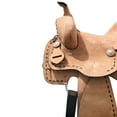 thumbnail image 2 of Resistance Genuine New Western Leather Youth Child Horse Pony Ranch Saddle Natural, 2 of 4