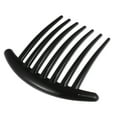 thumbnail image 5 of Unique Bargains 2Pcs French Twist 7 Teeth Comb Teeth Hair Combs Clip Comb 4.1" Resin Black, 5 of 7