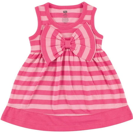 Hudson Baby Newborn Baby Girls Dress w/ Big Bow -...