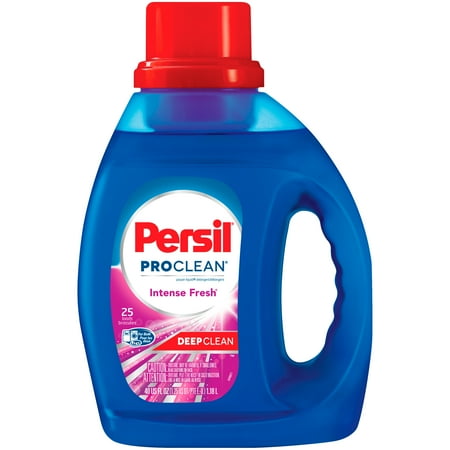 Persil ProClean Liquid Laundry Detergent, Intense Fresh, 40 Fluid Ounces, 25 Loads