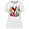 thumbnail image 1 of Macaw Parrot Bird T-Shirt Women -Image by Shutterstock, Female XX-Large, 1 of 2