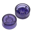 thumbnail image 1 of Raindrops 2Pack Guitar Effects Pedal Footswitch Purple Plastic Control Footswitch Guitar Accessory, 1 of 7