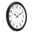 thumbnail image 2 of Titan Dark Brown Wall Clock with White dial, 32.5cm x 32.4cm, 2 of 5